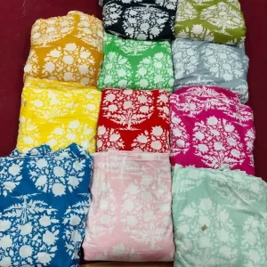 Cotton running print fabric